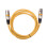Câble XLR de durabilité avec cordon de micros de-1 Jaune 1