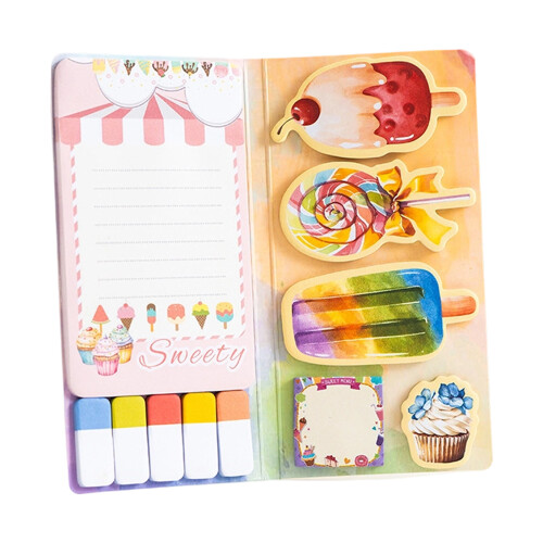 Stick Note Quality Note Pad Adhesive Great for Journals-3