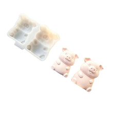 Piggy Shape Silicone Candle Molds for Resin Casting Candle Soap