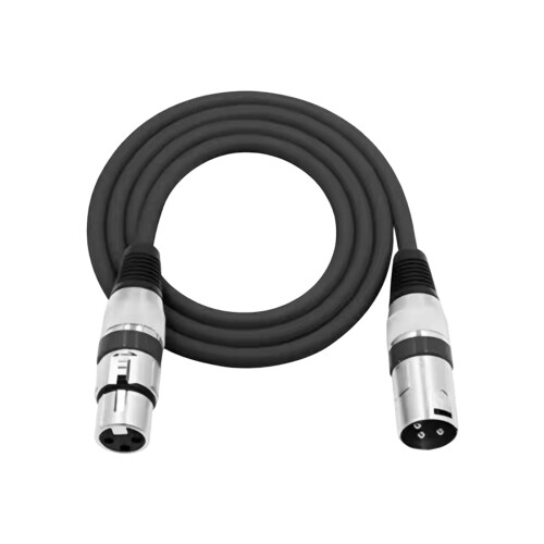 Professionele XLR-microfoonkabel voor studio-opname van-1 Zwart