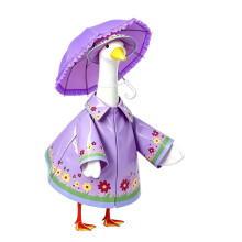 3Piece Waterproof Geese And Rainwear Dressing Set For-Purple