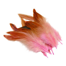 Pack Of 100 Natural Plumage For Crafts Elegant Accent For-Pink