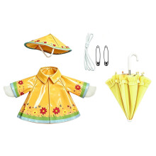 Playful Polyester Geese Rain Suit Costume Raincoat-Yellow