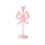 Candle Stick Holders,Iron Black Candlestick Holders-Pink L 1