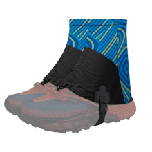Trail Running Shoe Gaiters Breathabl Shoes Cover Tear-Line blue