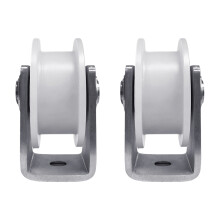 Double Pack Industrial Quiet Nylon Rollers-68H type pulley 304