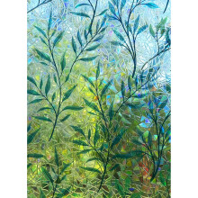 Rainbow Window Cling Stained Glass Window Film Decorative-3