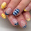 30Pcs False Nail With Ocean Inspired 3D Comfortable Fit ABS Nail 1