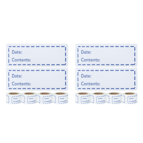 8Rouleaux Stickers Bouteille Pour Marquage Rapide