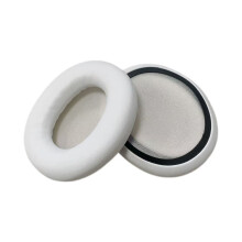 Gaming Earpads Cushion Comfortable Protein Leather-White