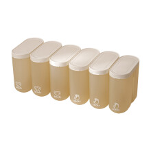Travel Friendly Sealed Storage Containers-Milky coffee color