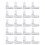 High Strength Plastic Angles Connectors Screens-White 20 pieces 1