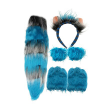 Elephant/Cats/Foxes Costume Accessories Set-Blue hair hoop 6