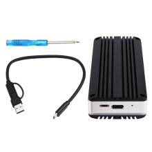 For Air Pro Laptop SSD Enclosure with 3.2 Interface 20Gbps High-Speed Transmission RGB