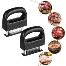 Meat Tenderizer 48-Prong Stainless Steel Beef Tenderizer Steak Tenderizer Meat Mallet for Barbecue Effort-Saving Home