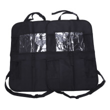 2x Car Back Organiser Multi Pocket Storage Travel Kids Tidy Bag Holder