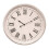 White Wash Clock With Black Numerals 1