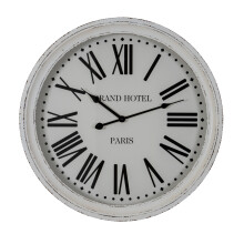 Hotel Paris White Clock With Glass