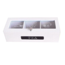 3 Compartimenten Bamboe Systeem Theezakje Opbergdoos Sieraden Organizer Thee Box Organizer Hout Suikerzakje Container