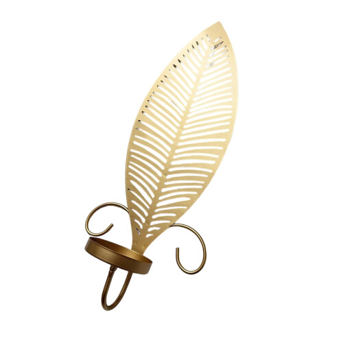 Traditional Metal Wall Mounted Candle Support Ideal For-gold