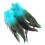 100PCS Rainbow Plumage For Handmade Creation-emptiness blue 1