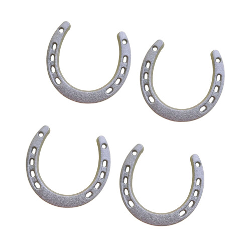 Cast Iron Decorative Horseshoe Ornament for Home-4 pieces