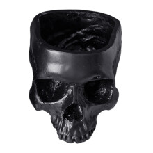 Aged Skull Holder With Weathered Bronze Finish Perfect-Black