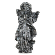 Crystal Angel Figurines Statues Gemstones-black amphibole