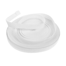 4Rolls White Flat Elastic Band for Sewing, Costumes, and DIY Projects
