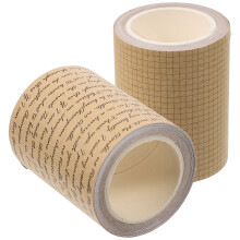 2Rolls Antique Style Kraft Paper Tape Multi-Purpose DIY Scrapbook Tape