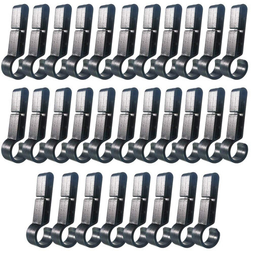 Helmet Clips for  Light Lamp Hard Hat Light Clips,Hardhat Accessory,Easily Mount Hook for Helmet,Cap Strap 100 Pcs