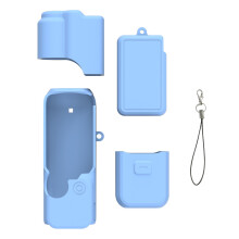 Beschermhoes voor Pocket 4 Action Camera Siliconen-Blauwe kleur