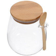 1Boîte À En Verre Transparente Multi-Usage Couvercle Étanche