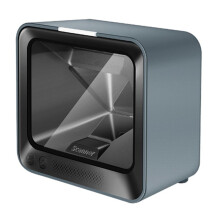 1D/2D Code Scanning Platform Desktop Barcode Scanner Prevent Rereading Soft Fill Light Infrared Sensing for Bookstore