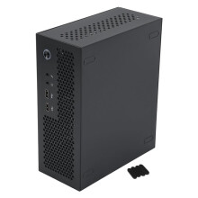 A09 HTPC Datorfodral  ITX Gaming PC Chassi Desktop Chassi USB2.0 Datorfodral Hemdatorfodral Svart
