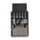 Placa Base USB2.0 9Pin una TYPE-C A-KEY Convertidor de Conector Frontal USB3.2 Adaptador de Encabezado de Interfaz TYPE-E 1