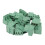 40Pcs 5.08mm Pitch 3Pin SCREW Plug-in PCB Bloque de Terminales Conector de ángulo Recto 3