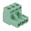 40Pcs 5.08mm Pitch 3Pin SCREW Plug-in PCB Bloque de Terminales Conector de ángulo Recto 6