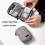 Space Saving Camera Keepers Case Features Soft Lining And-Gray 3
