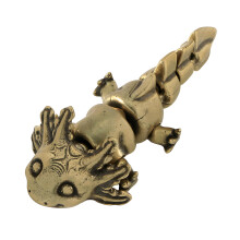 Artistieke Brasses Axolotl Standbeeld 3D Poseable