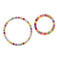 Stijlvolle ketting- en armbandset van hars die van kleur-Set B