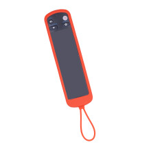 Slim Fit Silicone Sleeve Remote Control Cover for Enhances-red
