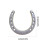 Cast Iron Decorative Horseshoe Ornament for Home-4 pieces 4