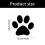 8PCS Reflective Cats Paws Stickers Decorative for-Leiser 4