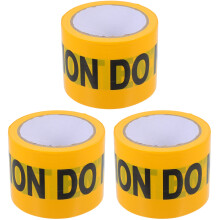 3Rouleaux Ruban De Caution Non-Adhésif Pour Chantier