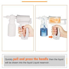Handheld Manual Suction Pump Portable Hand Suction Pump with Reservoir, 10 Hoses and Bottle Caps