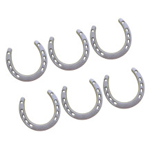 Cast Iron Lucky Horseshoe Decoration for Home Office-6 pieces