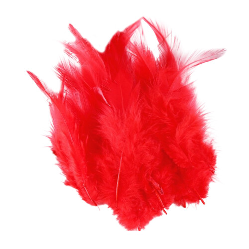 100Pcs DIY Plumage for Crafts Wedding Decorations Party-Red
