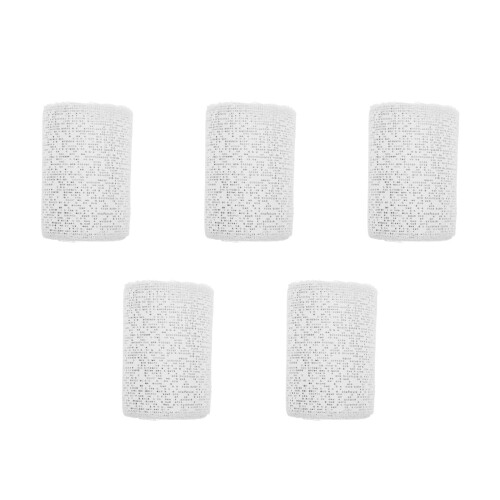 5Rolls White Fabric Plaster Roll for Art Sculpting Body Casting Masks