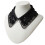 Delicate Embroidered False Collar Floral Design Beadwork Faux 4